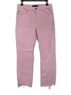 Tommy Hilfiger Tribeca Straight Ankle Jeans in Light Pink